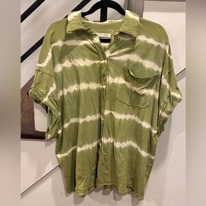 We The Free Tie Dye Button Down